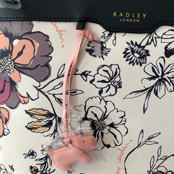 RADLEY LONDON SKETCHY FLORAL MEDIUM ZIP-TOP BACKPA - Picture 11 of 13